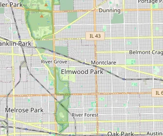 Area schools map